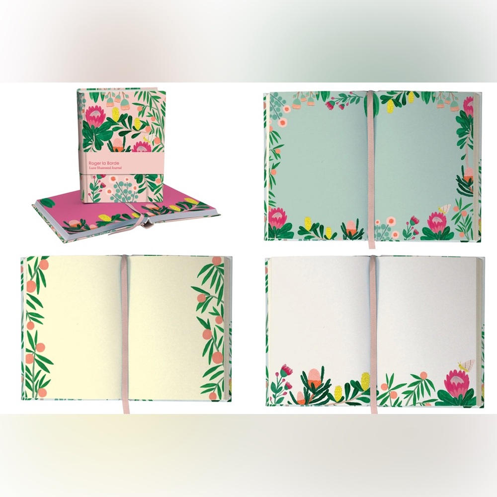 NEW Roger La Borde Illustrated Journal - gorgeous floral illustrations 272 Pages